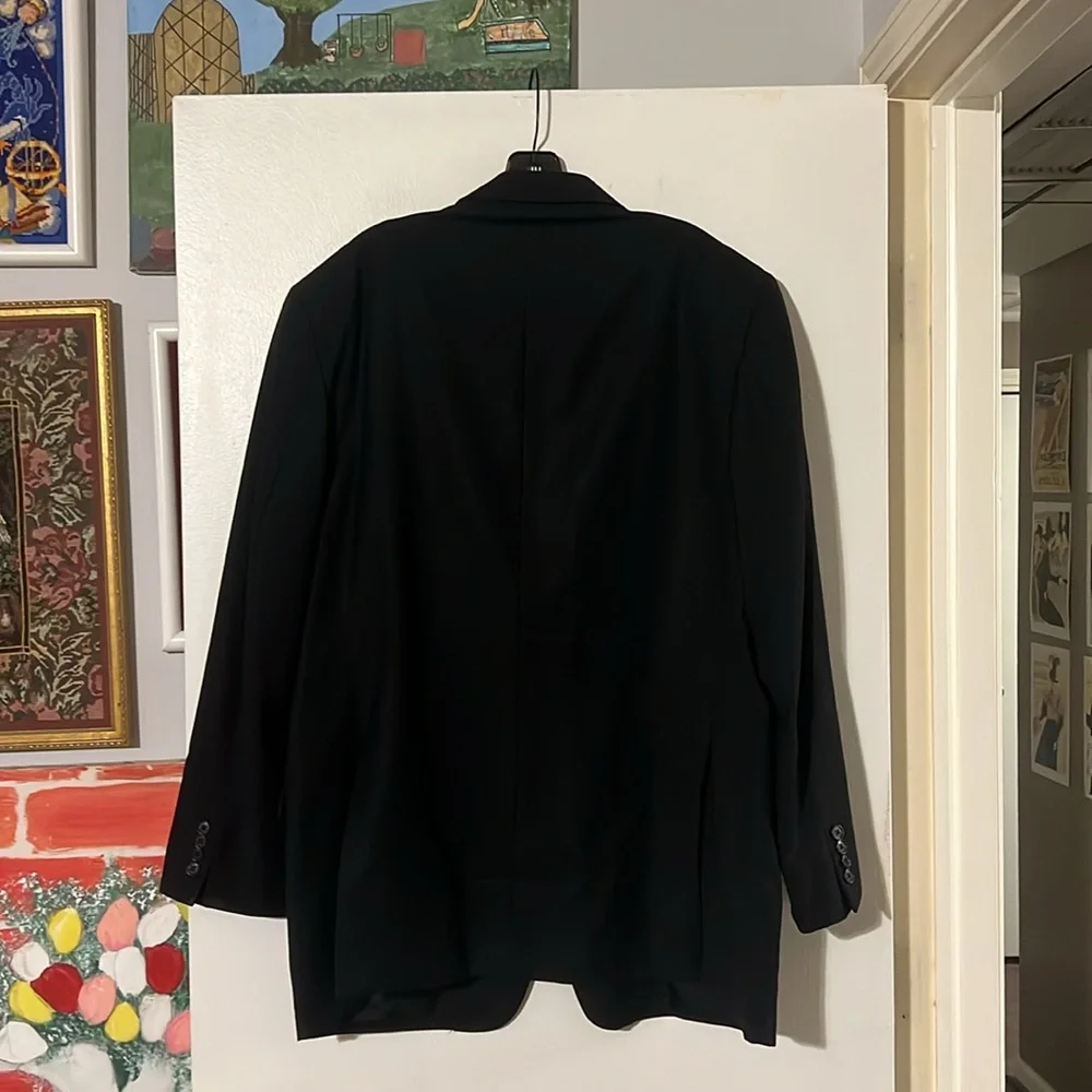 Joseph Abboud mens black lightweight wool jacket